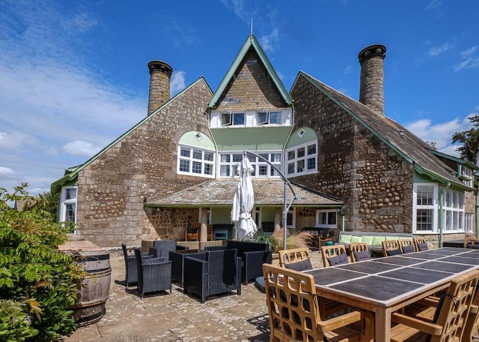 엑스머스 The Beach House-Devon- On The Beach- Sleeps 20 빌라 외부 사진