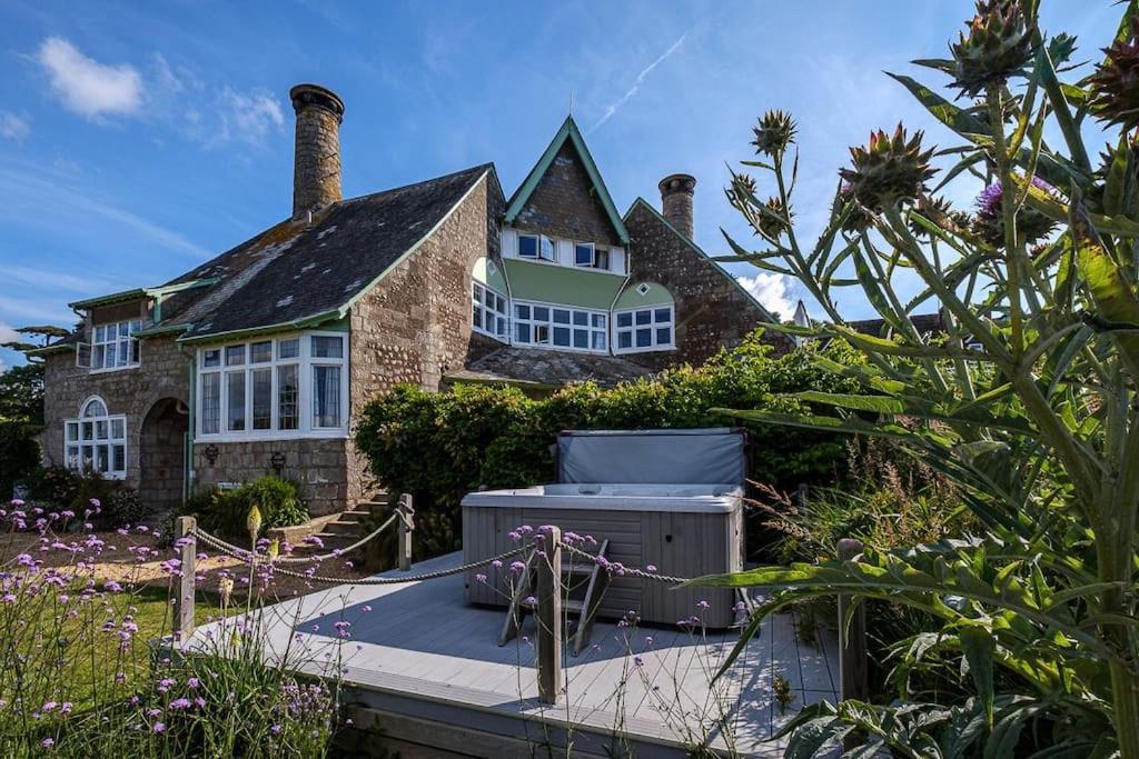 엑스머스 The Beach House-Devon- On The Beach- Sleeps 20 빌라 외부 사진